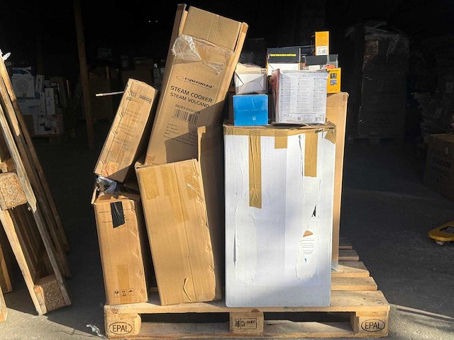 Pallet elektronica & huishoudtoestellen – retour & overstock – retailwaarde €500 - €1000 - afbeelding 1 van  5