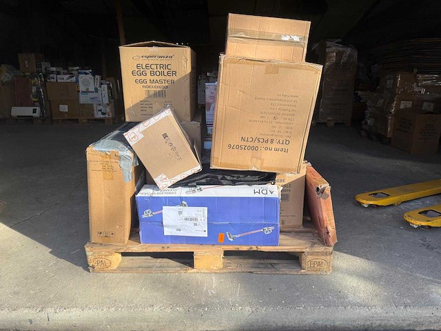 Pallet elektronica & huishoudtoestellen – retour & overstock – retailwaarde €500 - €1000 - afbeelding 1 van  5