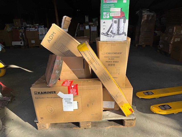 Pallet elektronica & huishoudtoestellen – retour & overstock – retailwaarde €500 - €1000 - afbeelding 1 van  7