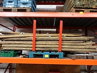 Pallet houten weidepalen