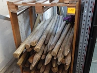 Pallet houten weidepalen