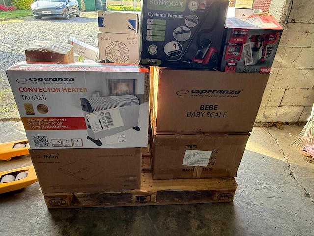 Pallet huishoudtoestellen & elektronica – retour & overstock – retailwaarde €500 - €1000 - afbeelding 1 van  6