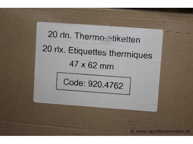 Pallet inh. etiketten op rol - afbeelding 2 van  2