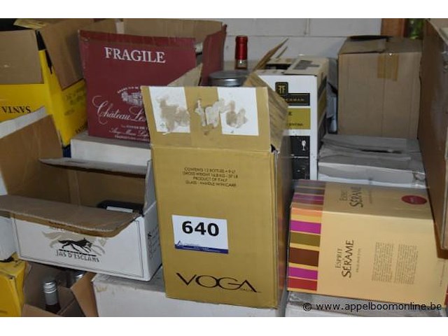 Pallet inhoudend diverse dranken wo. wijn - afbeelding 3 van  4