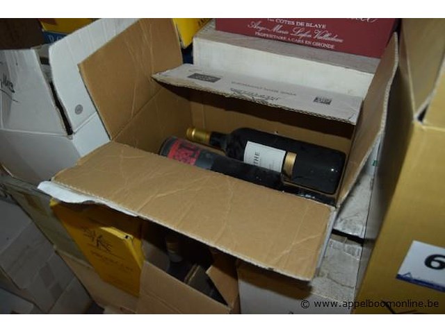 Pallet inhoudend diverse dranken wo. wijn - afbeelding 4 van  4