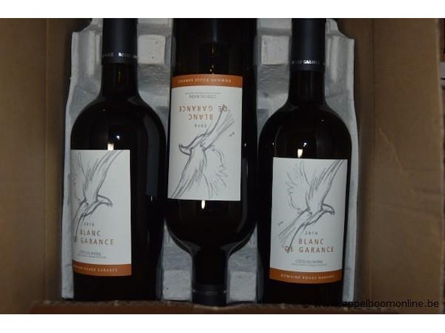 Pallet inhoudend diverse flessen wijn - afbeelding 4 van  6