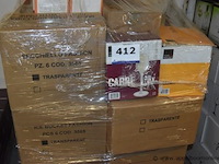 Pallet inhoudend wo. diverse glaswerk - afbeelding 2 van  2