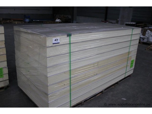 Pallet inhoudende 9 gyprocgipsplaten 120x600 - afbeelding 1 van  2