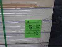 Pallet inhoudende 9 gyprocgipsplaten 120x600 - afbeelding 2 van  2