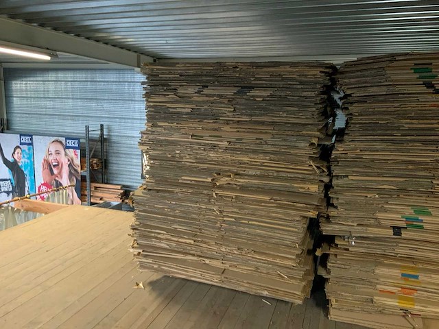 Pallet kartonnen dozen (2x) - afbeelding 2 van  3