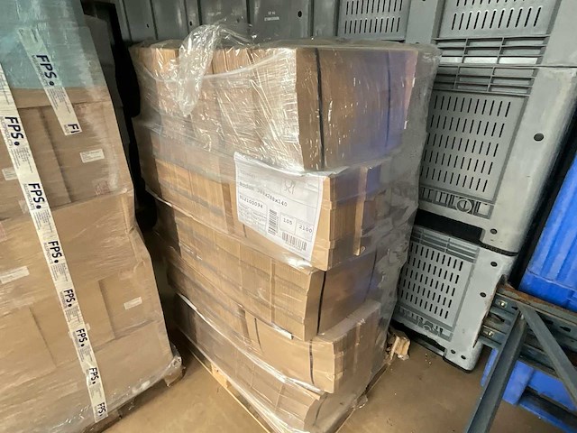 Pallet kartonnen voedingsbakken - afbeelding 1 van  5