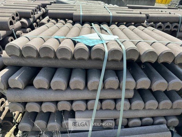 Pallet kunststof palissadepalen bruin - afbeelding 2 van  7