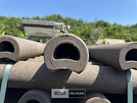 Pallet kunststof palissadepalen bruin - afbeelding 6 van  8