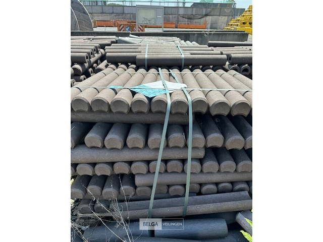 Pallet kunststof palissadepalen bruin - afbeelding 3 van  8