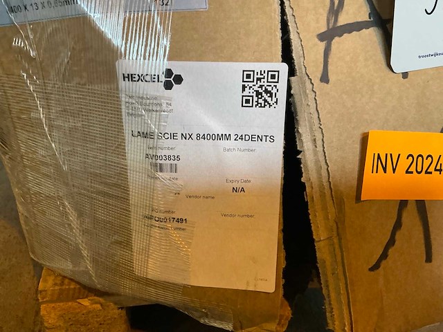 Pallet lame scie nx 8400mm 24 deuken lintzaagbladen - afbeelding 4 van  6