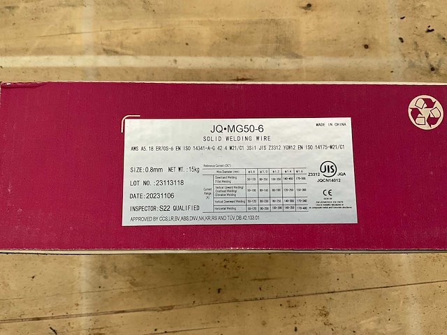 Pallet lasdraad 0,8 mm - 72 stuks - afbeelding 2 van  14