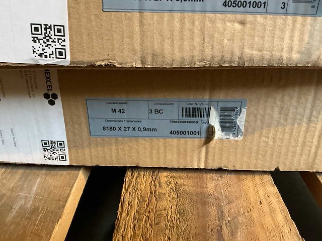 Pallet m42 8180x27x0,9mm lintzaagbladen - afbeelding 5 van  6