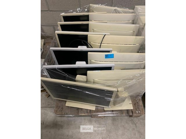 Pallet met 12x pc schermen fujitsu - afbeelding 1 van  1