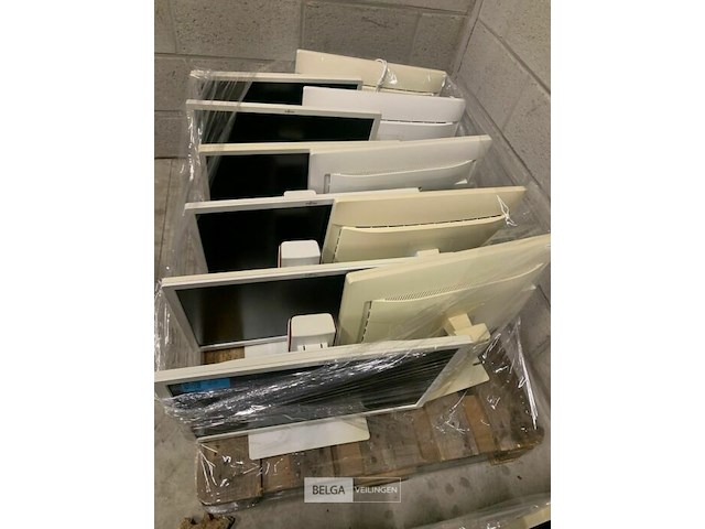 Pallet met 12x pc schermen fujitsu - afbeelding 1 van  1