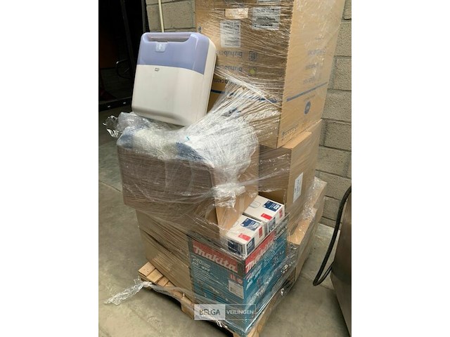 Pallet met div tork dispensers - afbeelding 3 van  3