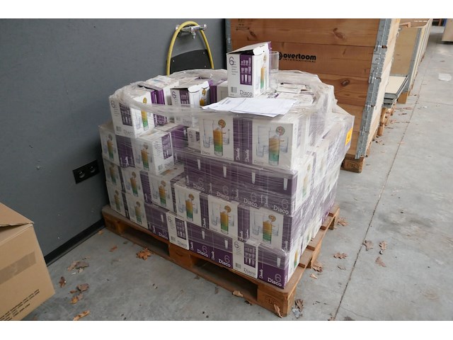 Pallet met dozen longdrinkglazen - afbeelding 4 van  4