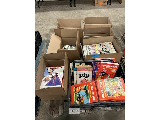 Pallet met grote partij stripboeken - afbeelding 1 van  12