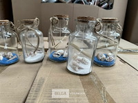 Pallet met inhoud deco vaasjes met schelpen - afbeelding 4 van  7