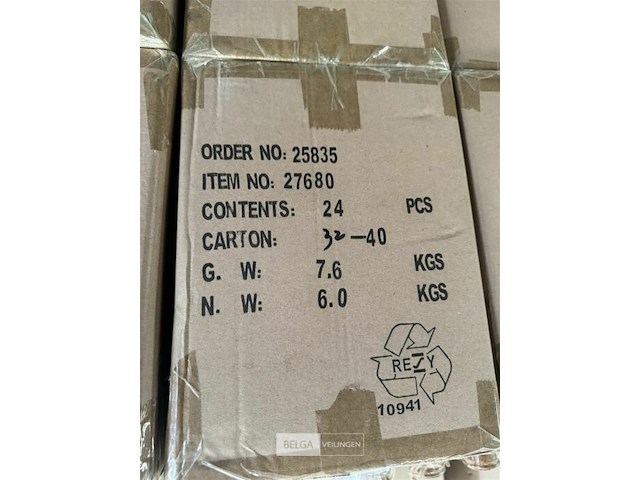 Pallet met inhoud deco vaasjes met schelpen - afbeelding 5 van  7