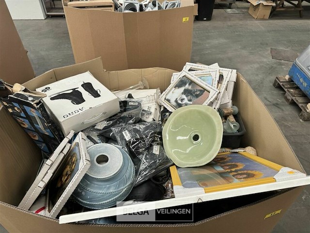 Pallet met inhoud diverse consumenten goederen - afbeelding 3 van  5
