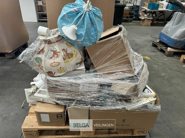 Pallet met inhoud ongecontroleerde goederen - afbeelding 1 van  6