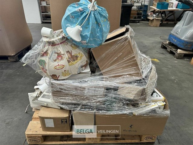 Pallet met inhoud ongecontroleerde goederen - afbeelding 2 van  6