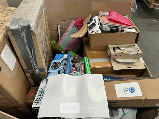 Pallet met inhoud ongecontroleerde retour goederen - afbeelding 7 van  7