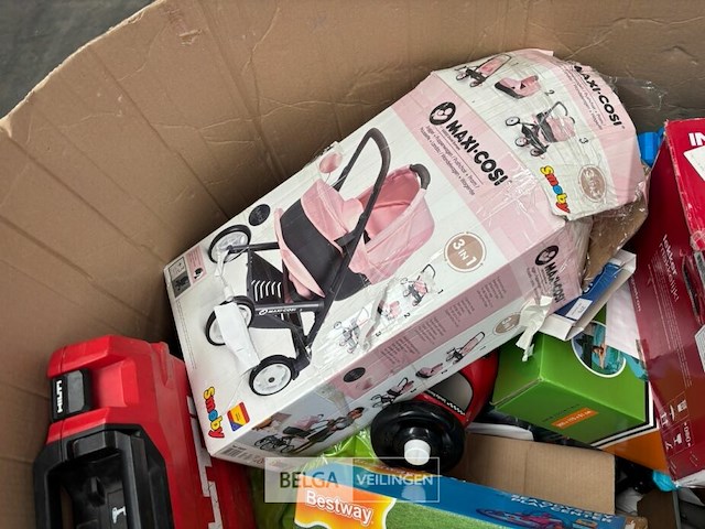 Pallet met inhoud ongecontroleerde retour goederen - afbeelding 5 van  5