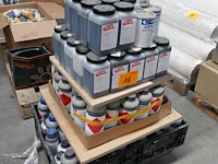 Pallet met kleurbeits