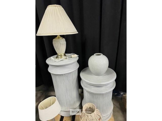 Pallet met lampedaires & staanders - afbeelding 5 van  7