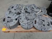 Pallet metalen voeten