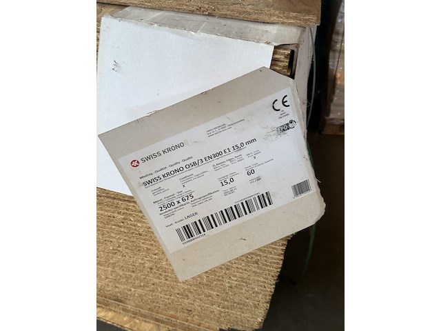 Pallet osb platen swiss krono - afbeelding 2 van  2