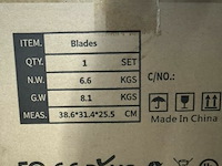Pallet oxboard blades / 36 dozen (=36 paar) - afbeelding 9 van  11