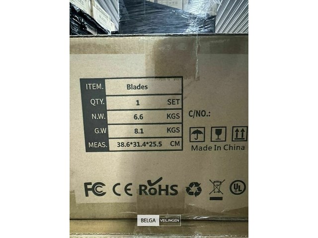 Pallet oxboard blades / 36 dozen (=36 paar) - afbeelding 9 van  17