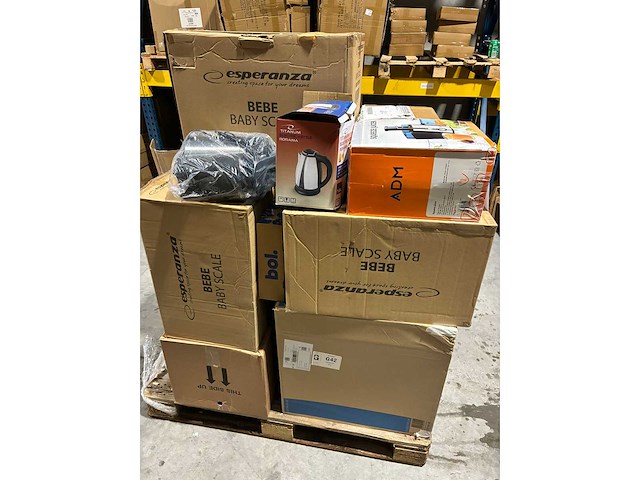 Pallet retourgoederen +€500-1000 retailwaarde - afbeelding 1 van  4