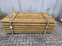 Pallet rondhout rond 8 cm 200 cm lang 78 stuks