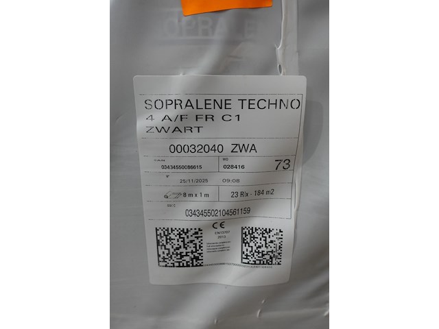 Pallet toplaag asfalt soprema - afbeelding 2 van  3