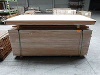 Pallet verlijmde eikenhouten lamellen