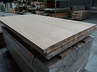 Pallet verlijmde eikenhouten lamellen - afbeelding 2 van  3