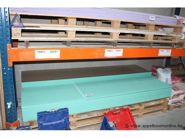 Pallet waterwerende gipsplaten - afbeelding 1 van  2
