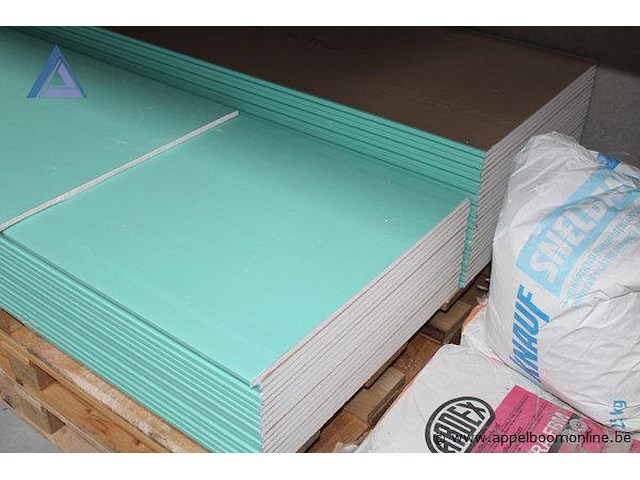 Pallet waterwerende gipsplaten - afbeelding 2 van  2