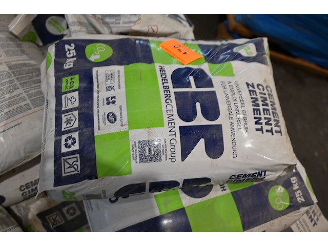 Pallet zakken cement cbr - afbeelding 2 van  2