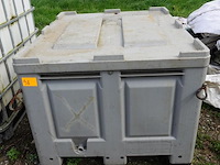 Palletbox met deksel - afbeelding 1 van  4