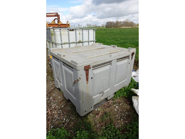 Palletbox met deksel - afbeelding 2 van  4