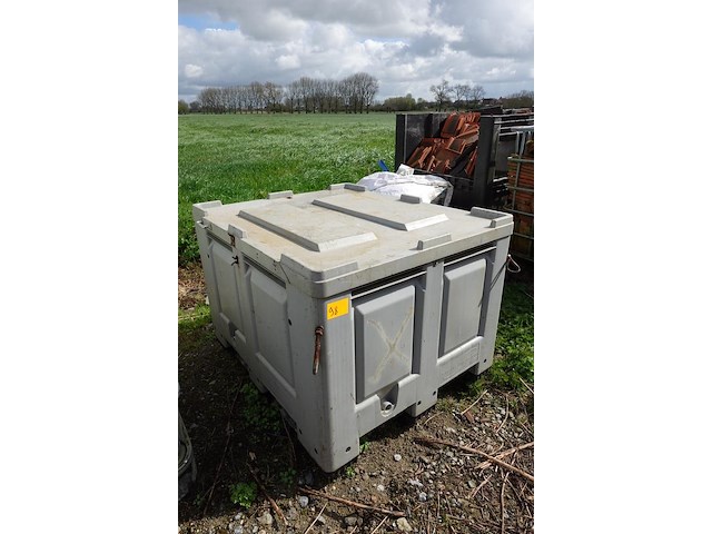 Palletbox met deksel - afbeelding 3 van  4